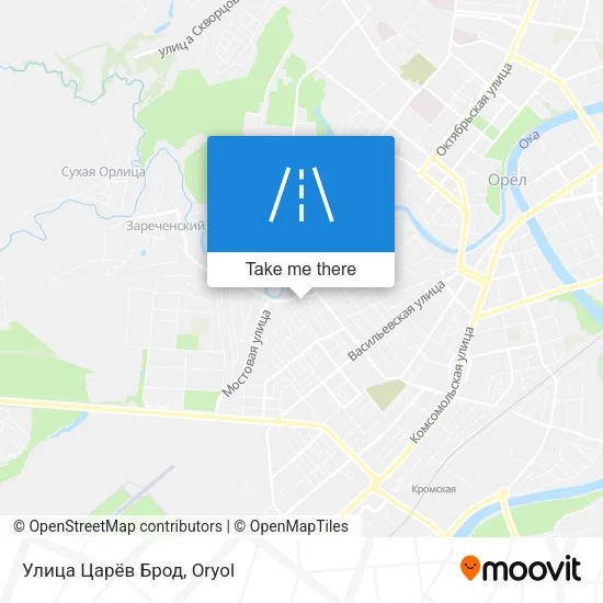 Улица Царёв Брод map