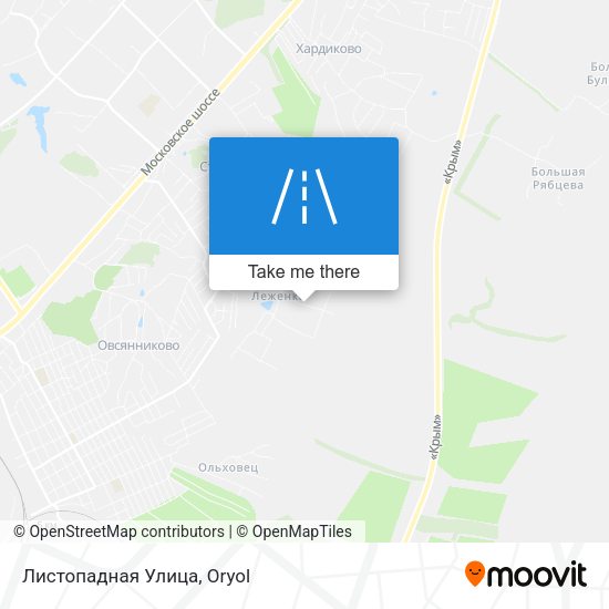 Листопадная Улица map