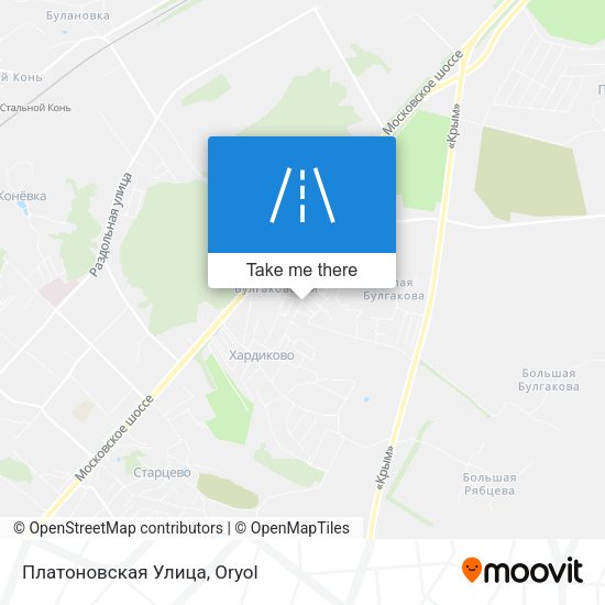 Платоновская Улица map
