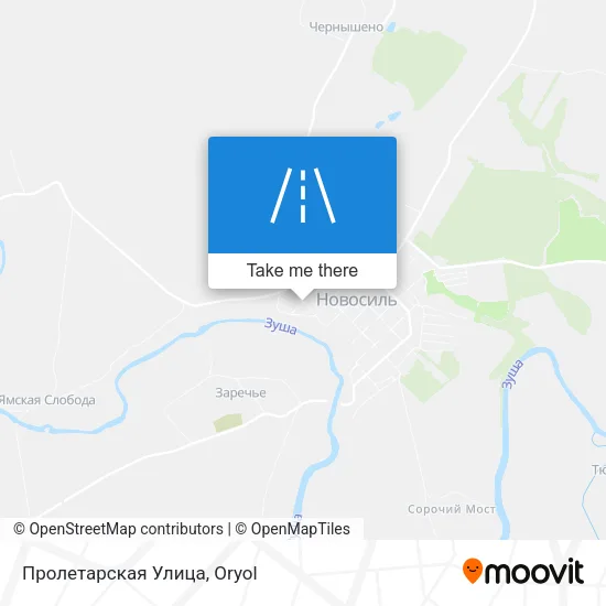Пролетарская Улица map