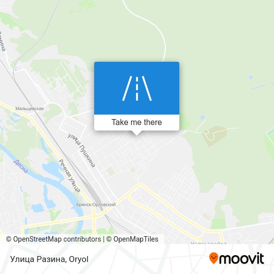 Улица Разина map
