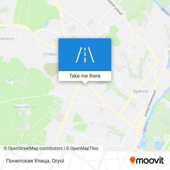 Почепская Улица map