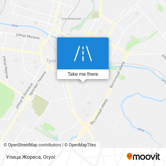Улица Жореса map