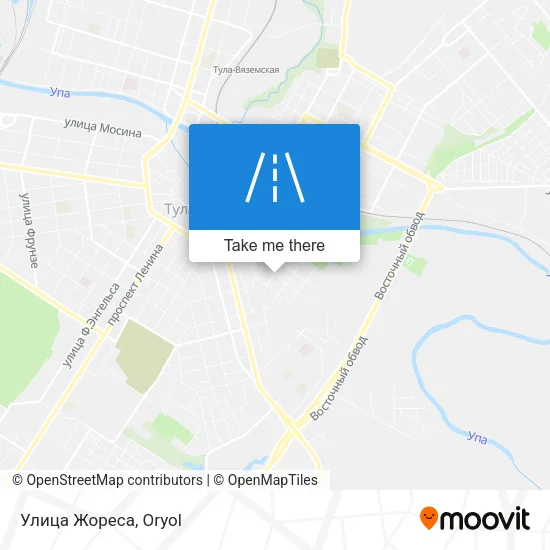 Улица Жореса map