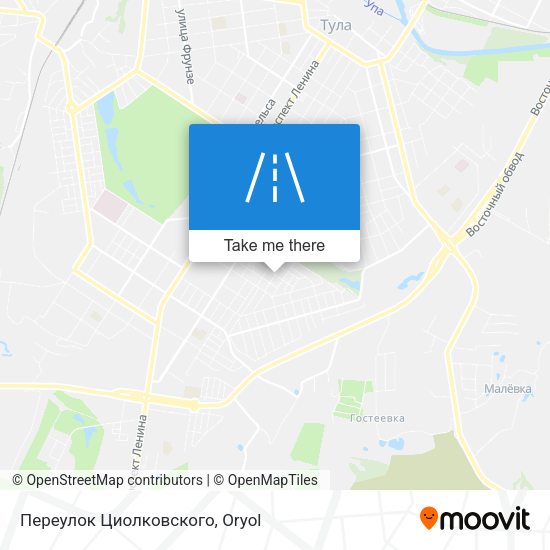 Переулок Циолковского map