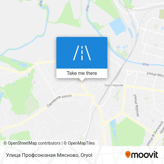 Улица Профсоюзная Мясново map