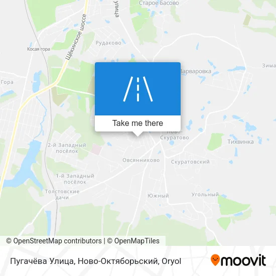 Пугачёва Улица, Ново-Октяборьский map