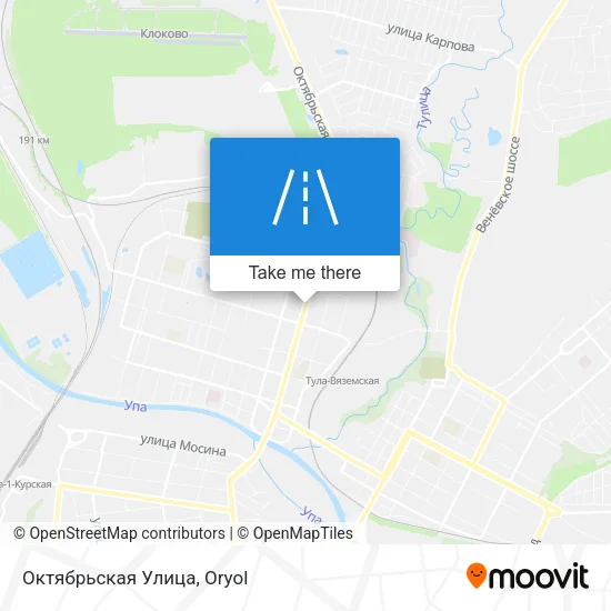 Октябрьская Улица map