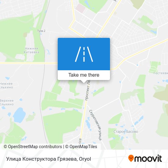 Улица Конструктора Грязева map