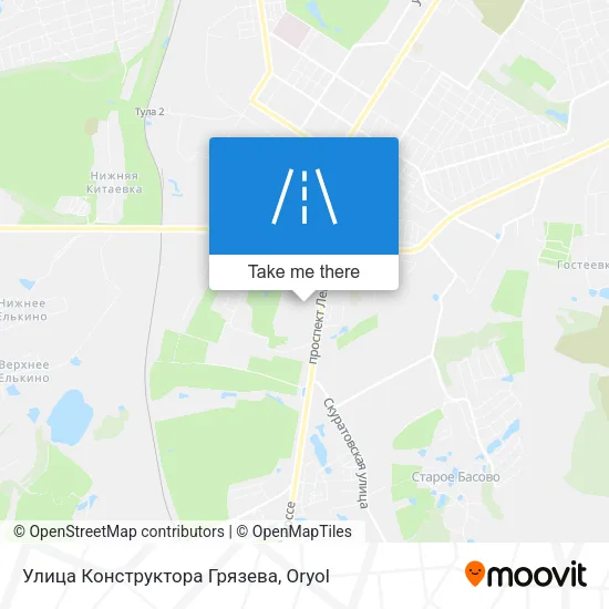 Улица Конструктора Грязева map