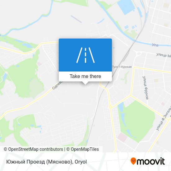 Южный Проезд (Мясново) map