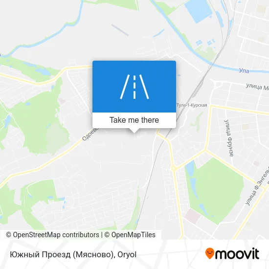 Южный Проезд (Мясново) map