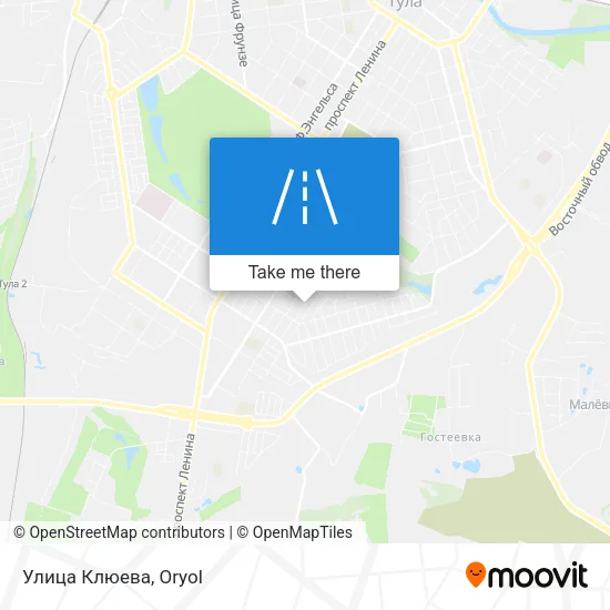 Улица Клюева map