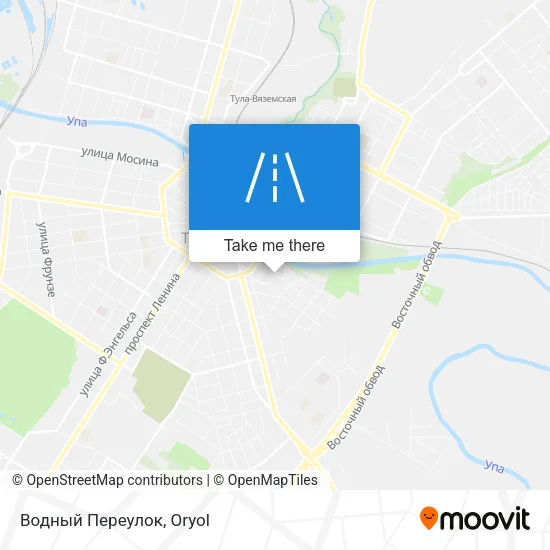Водный Переулок map