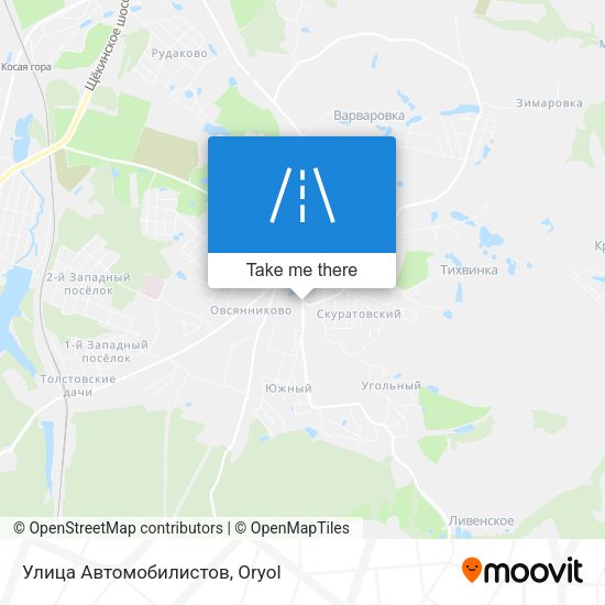 Улица Автомобилистов map