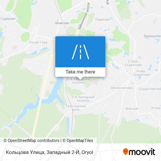 Кольцова Улица, Западный 2-Й map