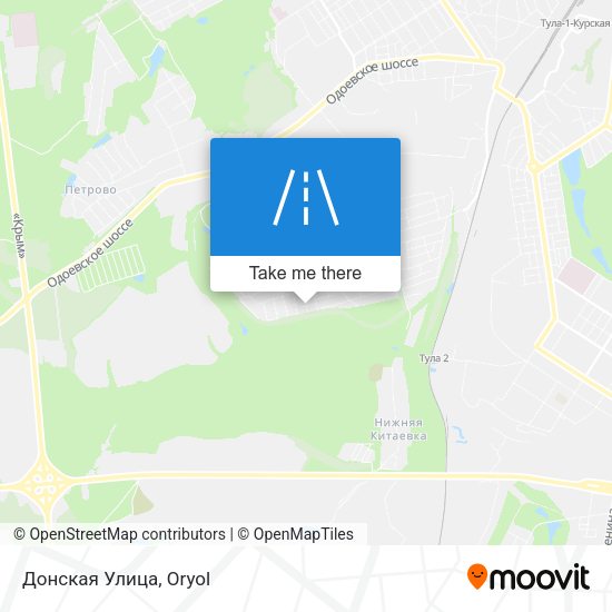 Донская Улица map