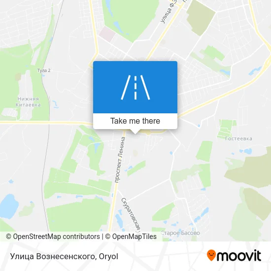 Улица Вознесенского map