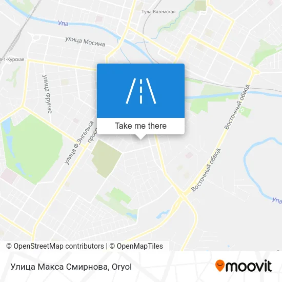 Улица Макса Смирнова map