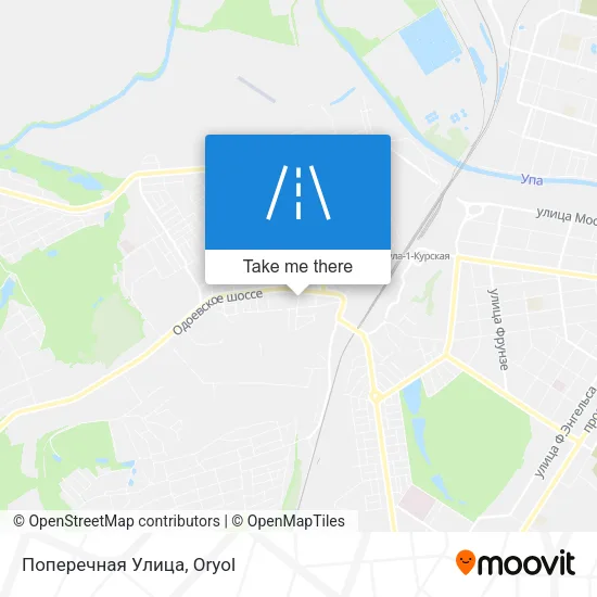 Поперечная Улица map