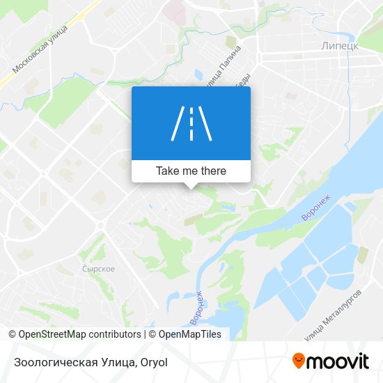 Зоологическая Улица map