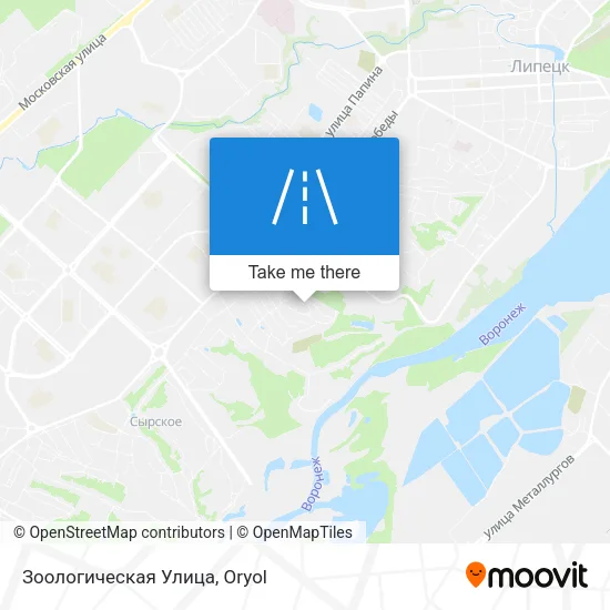 Зоологическая Улица map