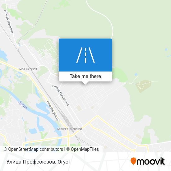 Улица Профсоюзов map