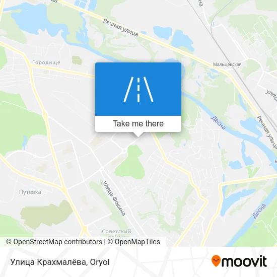 Улица Крахмалёва map