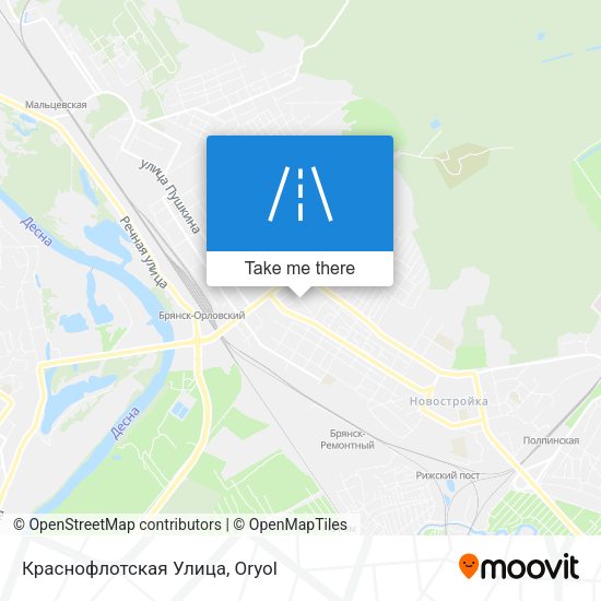 Краснофлотская Улица map