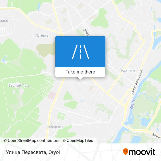 Улица Пересвета map