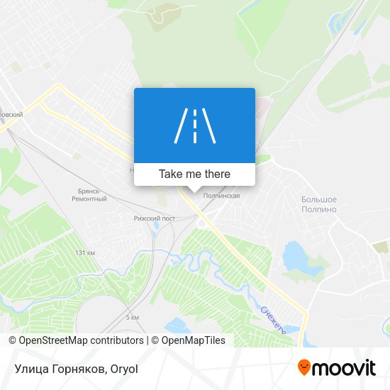 Улица Горняков map