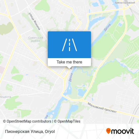 Пионерская Улица map