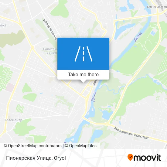 Пионерская Улица map