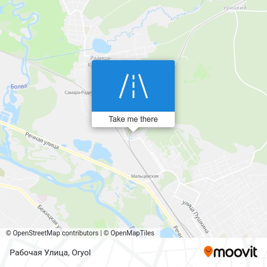 Рабочая Улица map