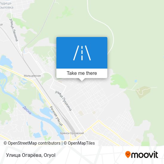 Улица Огарёва map