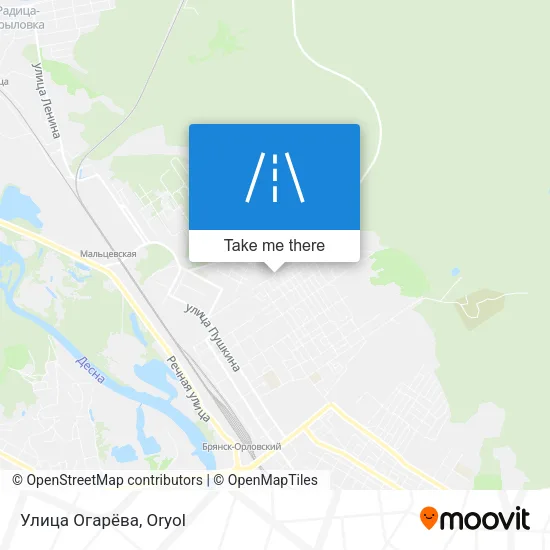 Улица Огарёва map