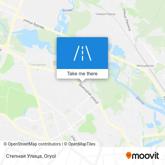 Степная Улица map
