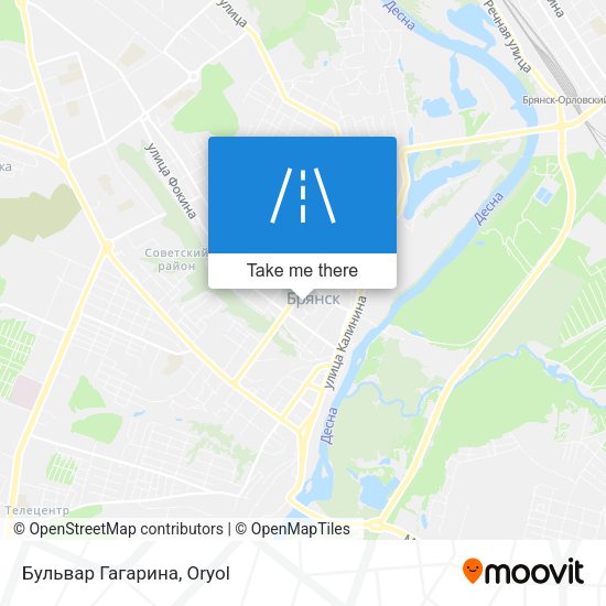 Бульвар Гагарина map