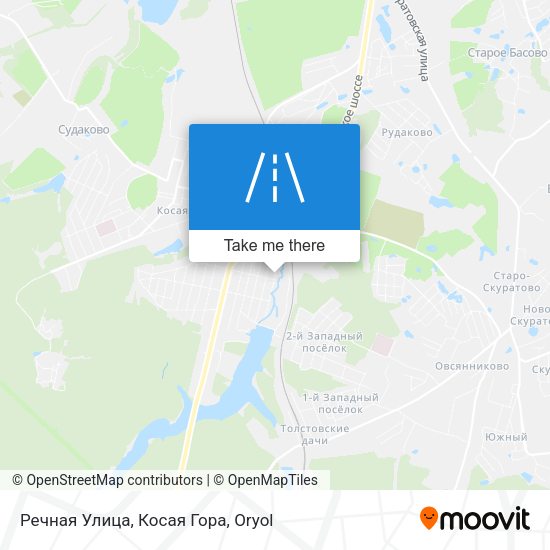 Речная Улица, Косая Гора map