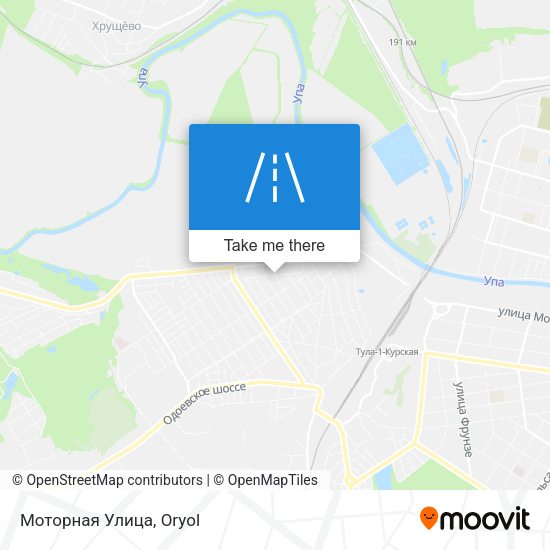 Моторная Улица map
