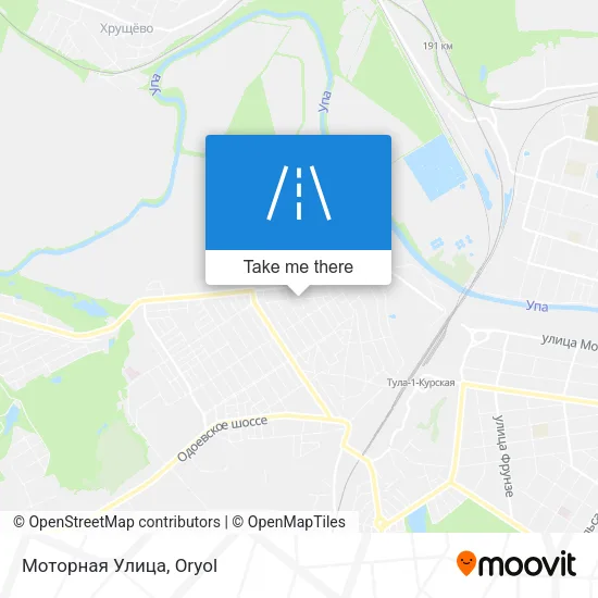 Моторная Улица map
