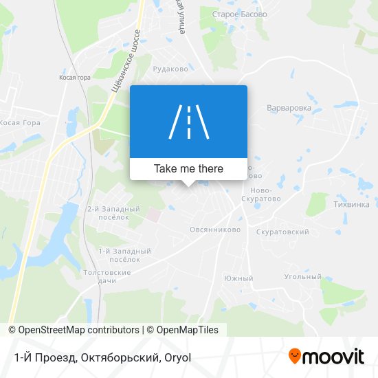 1-Й Проезд, Октяборьский map