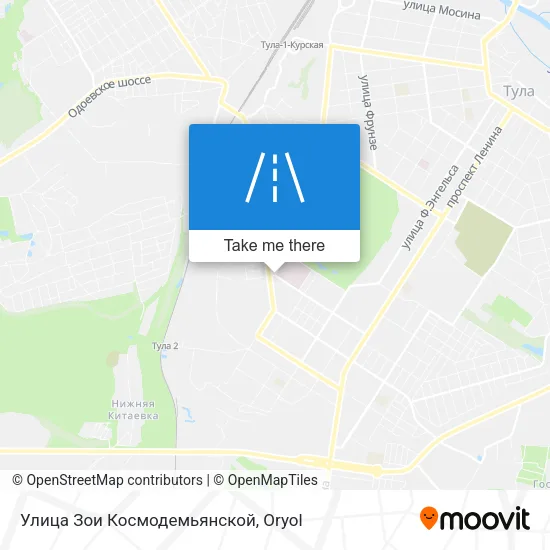 Улица Зои Космодемьянской map