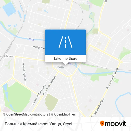 Большая Кремлёвская Улица map