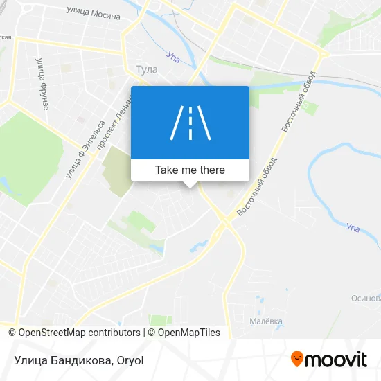 Улица Бандикова map