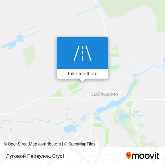 Луговой Переулок map
