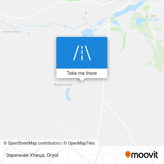 Заречная Улица map
