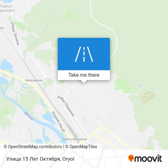 Улица 15 Лет Октября map