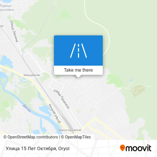 Улица 15 Лет Октября map