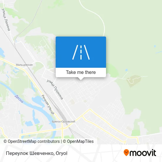 Переулок Шевченко map